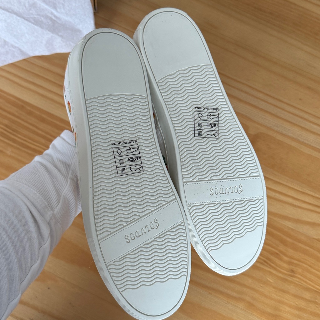 Soludos New Marin Embroidered Orange Sneakers — image 7 of 8